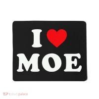 Moe Name Gift I Love Moe Heart Moe Mousepad thumb 0