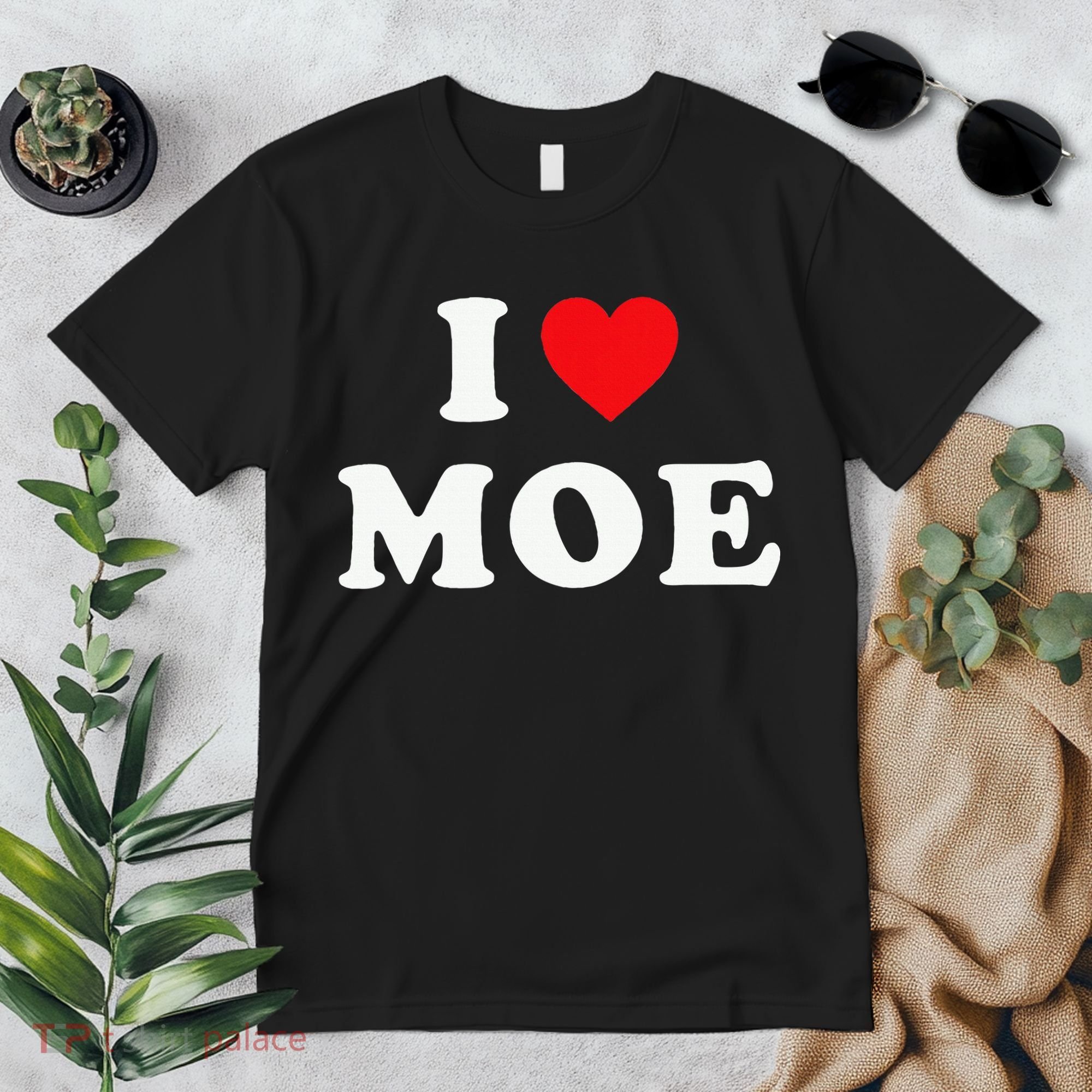 Moe Name Gift I Love Moe Heart Moe Premium T-Shirt