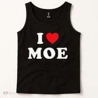 Moe Name Gift I Love Moe Heart Moe Tank Top thumb 2