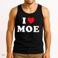 Moe Name Gift I Love Moe Heart Moe Tank Top thumb 3