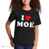 Moe Name Gift I Love Moe Heart Moe Kids T-Shirt thumb 2