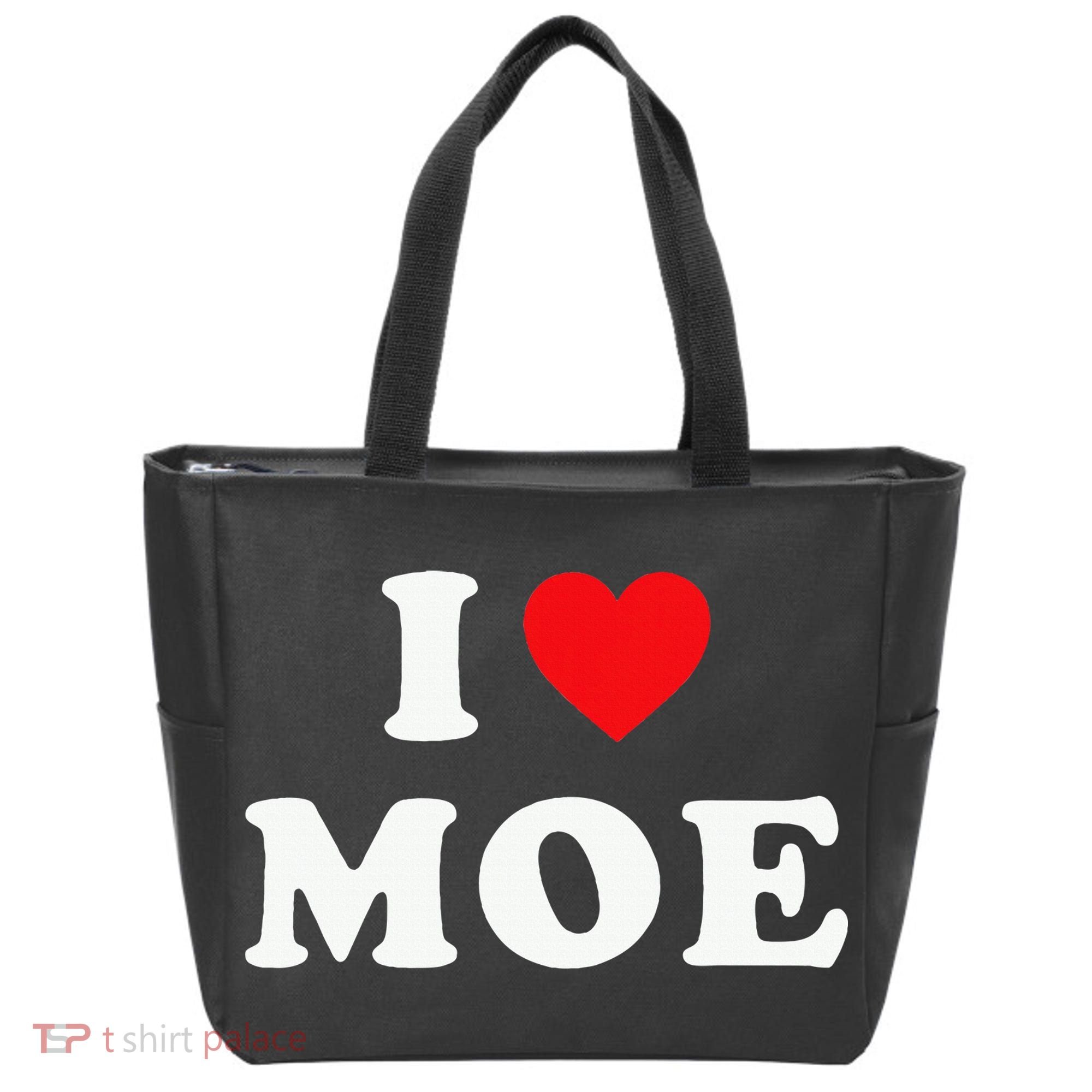 Moe Name Gift I Love Moe Heart Moe Tote Bag