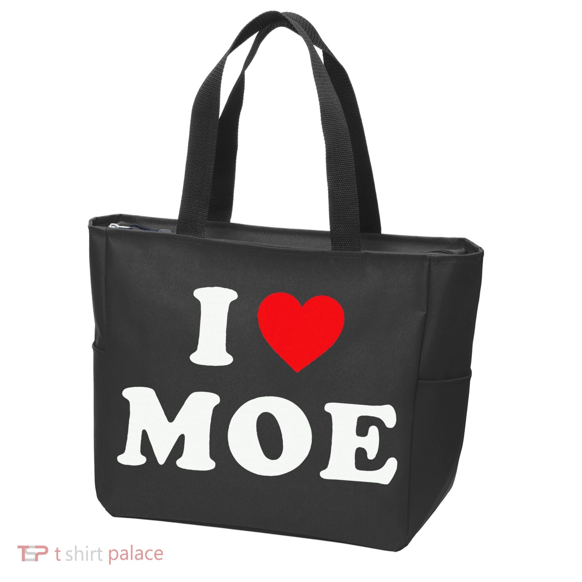 Moe Name Gift I Love Moe Heart Moe Tote Bag