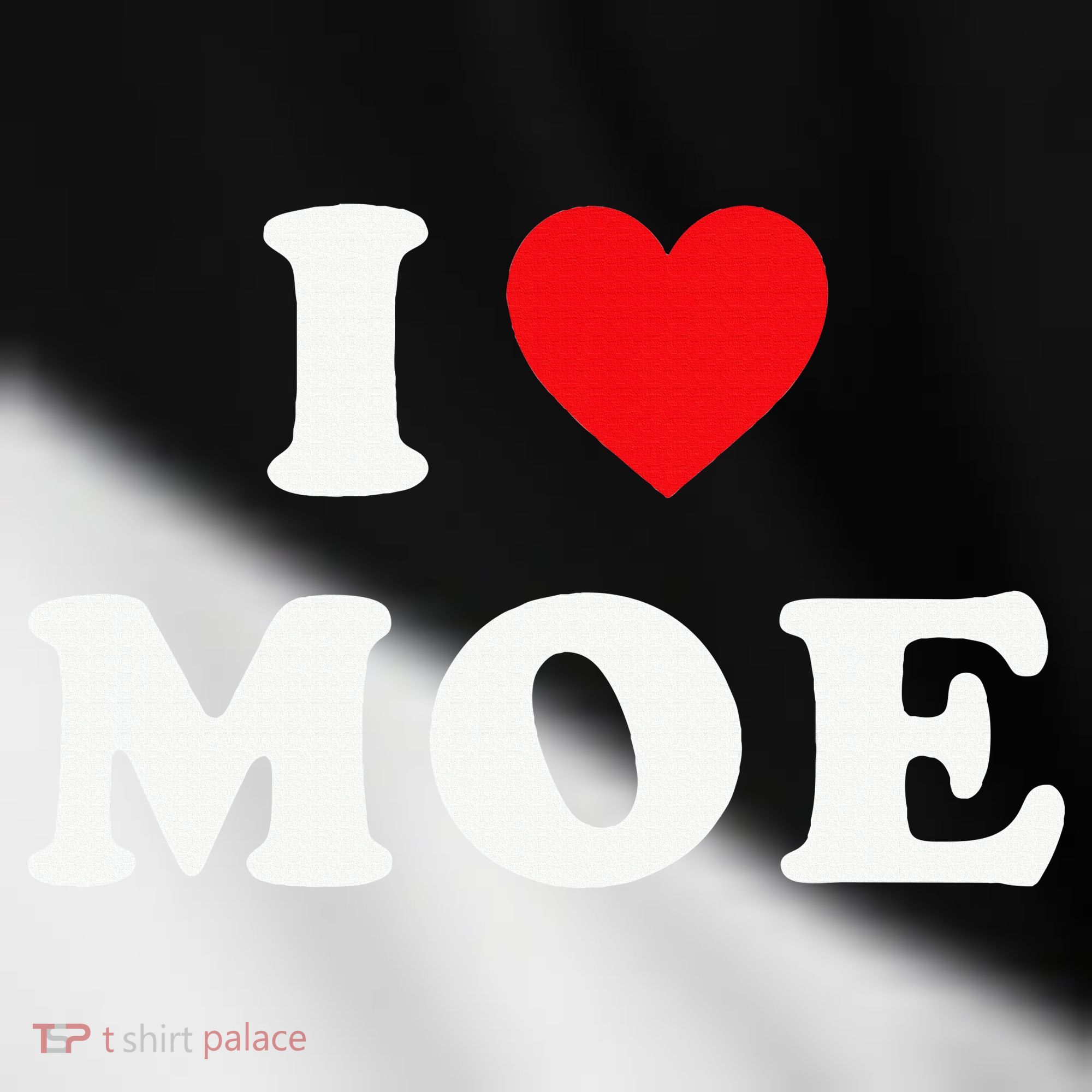 Moe Name Gift I Love Moe Heart Moe Toddler Fine Jersey T-Shirt