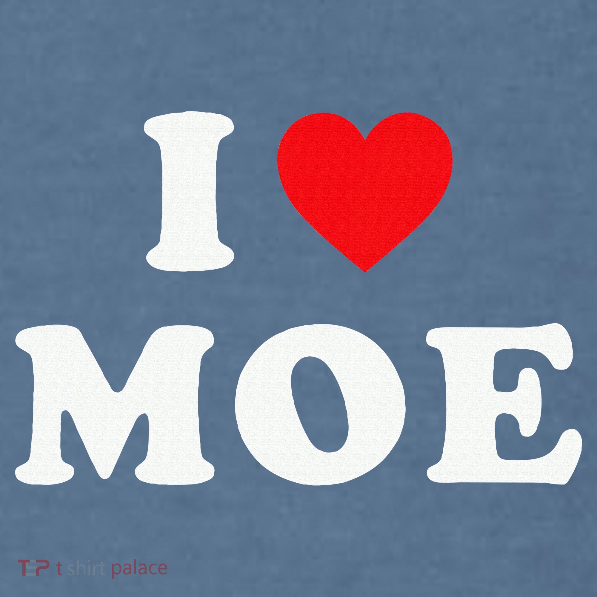 Moe Name Gift I Love Moe Heart Moe Comfort Colors Garment-Dyed Hooded Sweatshirt
