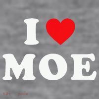 Moe Name Gift I Love Moe Heart Moe Women's Racerback Cropped Tank thumb 2