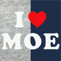 Moe Name Gift I Love Moe Heart Moe Kids Colorblock Raglan Jersey thumb 2