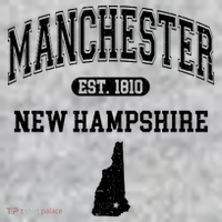 Manchester New Hampshire Est 1810 Varsity Long Sleeve Shirt thumb 2