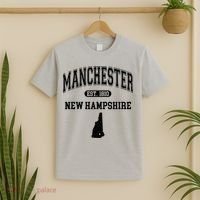 Manchester New Hampshire Est 1810 Varsity T-Shirt thumb 2