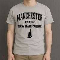 Manchester New Hampshire Est 1810 Varsity T-Shirt thumb 3