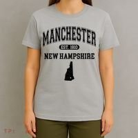 Manchester New Hampshire Est 1810 Varsity T-Shirt thumb 4