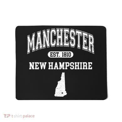 Manchester New Hampshire Est 1810 Varsity Mousepad
