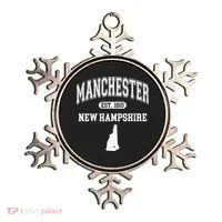 Manchester New Hampshire Est 1810 Varsity Ornament thumb 0