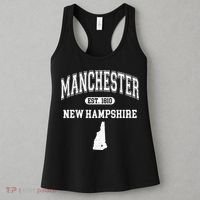 Manchester New Hampshire Est 1810 Varsity Women's Tank Top thumb 3