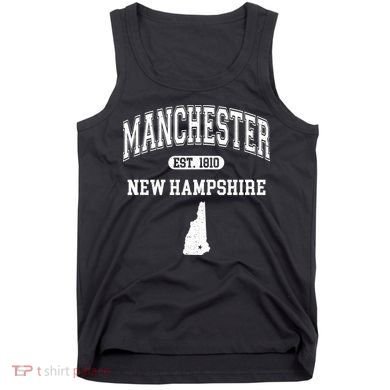 Manchester New Hampshire Est 1810 Varsity Tank Top