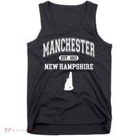 Manchester New Hampshire Est 1810 Varsity Tank Top thumb 0