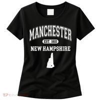 Manchester New Hampshire Est 1810 Varsity Women's T-Shirt thumb 0