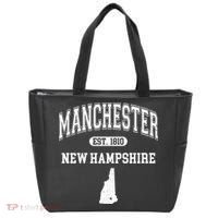 Manchester New Hampshire Est 1810 Varsity Tote Bag thumb 0