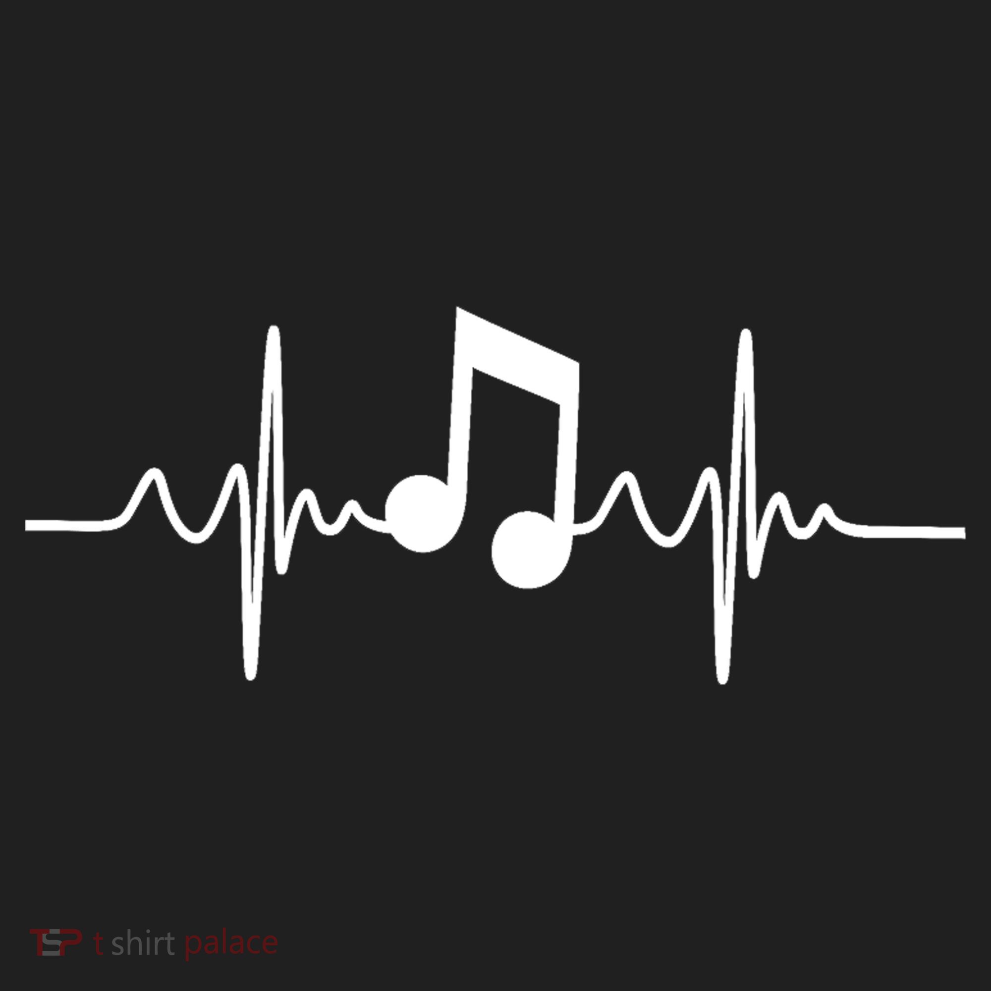 Music Note Heartbeat Pulse Women's Sweatshirt