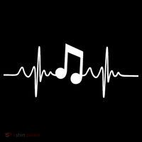 Music Note Heartbeat Pulse Button thumb 1