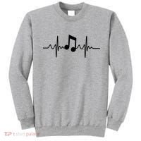 Music Note Heartbeat Pulse Sweatshirt thumb 0