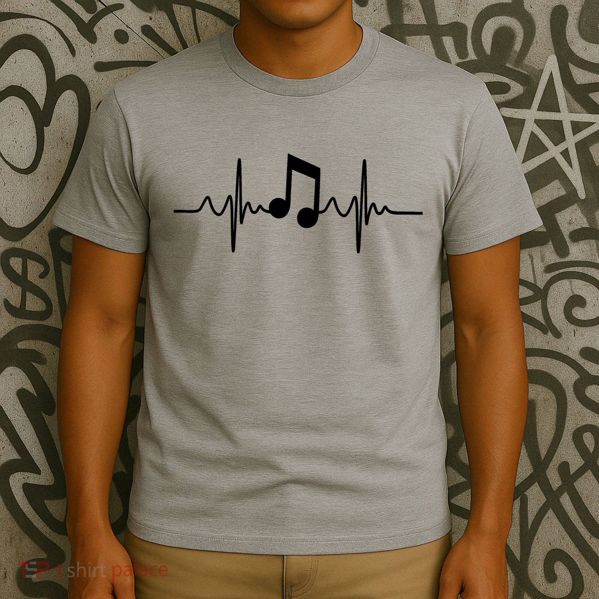 Music Note Heartbeat Pulse T-Shirt