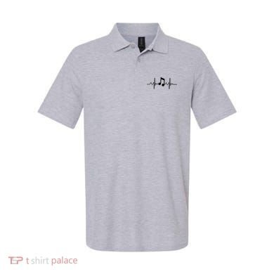 Music Note Heartbeat Pulse Polo