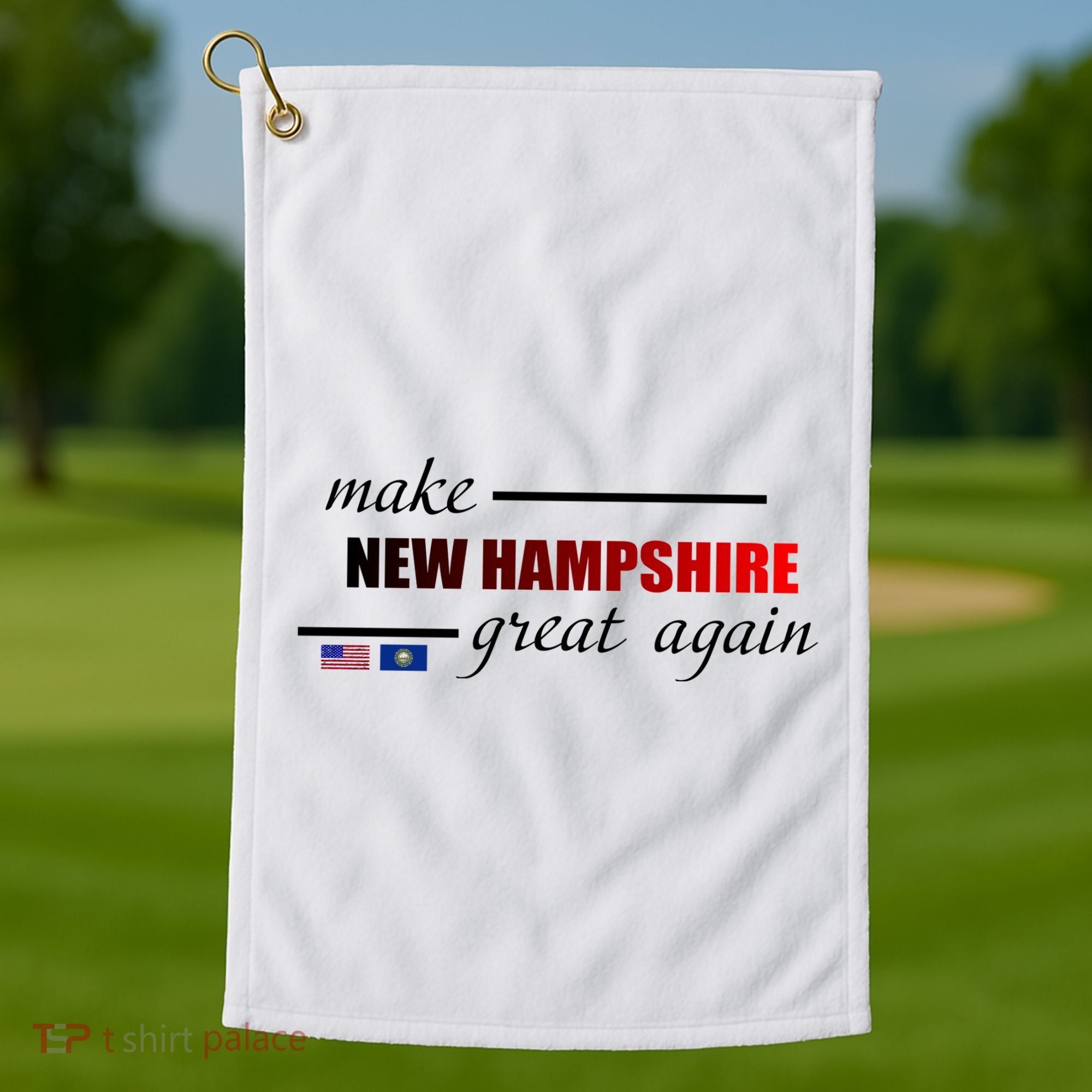 Make New Hampshire Great Again Golf Towel