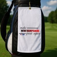 Make New Hampshire Great Again Golf Towel thumb 2