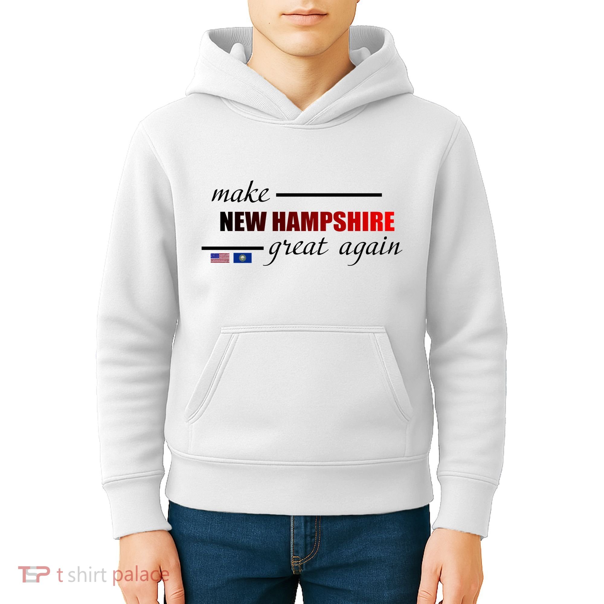 Make New Hampshire Great Again Kids Hoodie