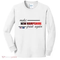 Make New Hampshire Great Again Kids Long Sleeve Shirt thumb 0