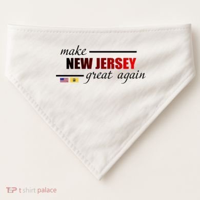 Make New Hampshire Great Again USA-Made Doggie Bandana