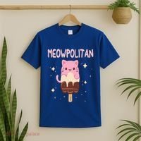 Meowpolitan Neapolitan Ice Cream Gift T-Shirt thumb 2