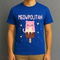 Meowpolitan Neapolitan Ice Cream Gift T-Shirt thumb 3