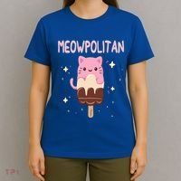 Meowpolitan Neapolitan Ice Cream Gift T-Shirt thumb 4