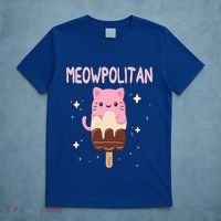 Meowpolitan Neapolitan Ice Cream Gift T-Shirt thumb 5