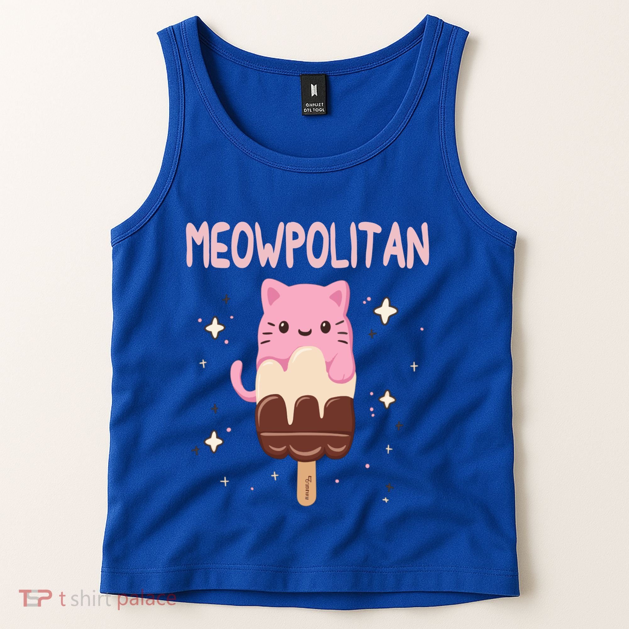 Meowpolitan Neapolitan Ice Cream Gift Tank Top