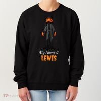 My Name Is Lewis Jack O Lantern Pumpkin Man Women's Sweatshirt thumb 0