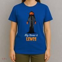 My Name Is Lewis Jack O Lantern Pumpkin Man T-Shirt thumb 4