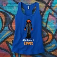 My Name Is Lewis Jack O Lantern Pumpkin Man Women's Tank Top thumb 3