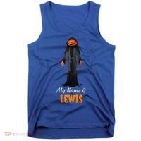 My Name Is Lewis Jack O Lantern Pumpkin Man Tank Top thumb 0