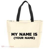 My Name Is Funny Custom Tote Bag thumb 0