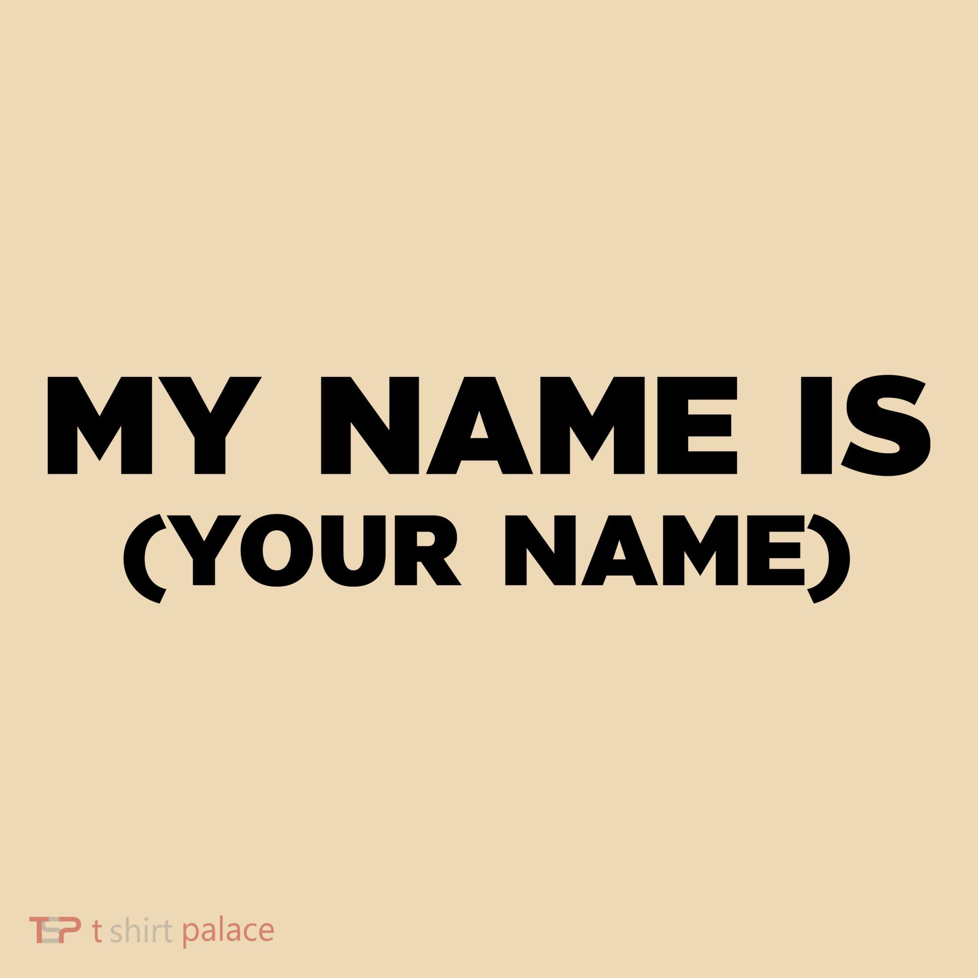 My Name Is Funny Custom Tote Bag