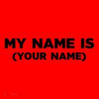 My Name Is Funny Custom Santa Hat thumb 1