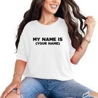My Name Is Funny Custom Comfort Colors T-Shirt thumb 0