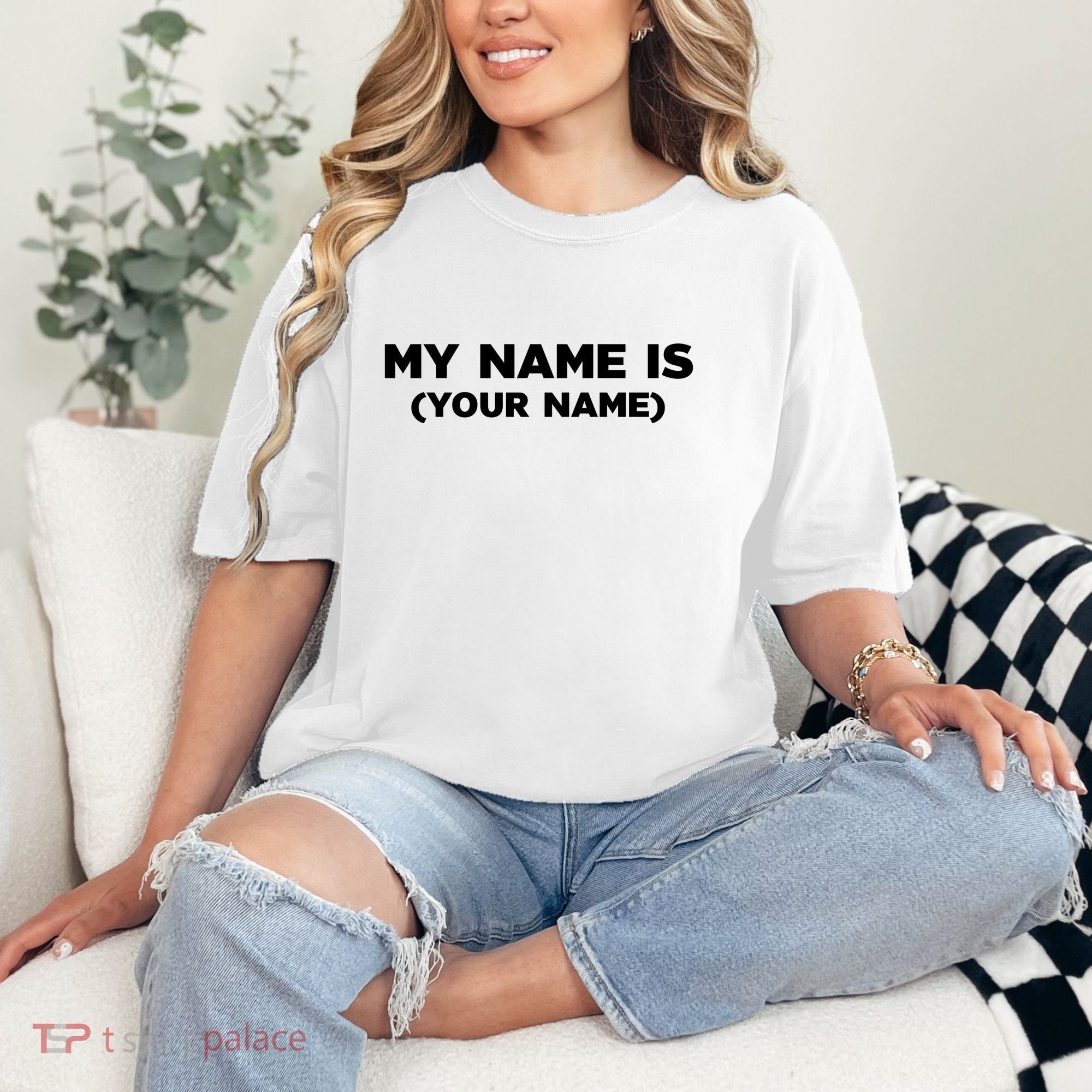 My Name Is Funny Custom Comfort Colors T-Shirt