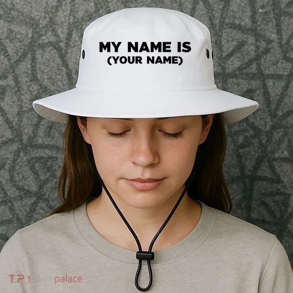 My Name Is Funny Custom Bucket Hat