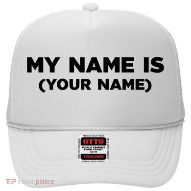 My Name Is Funny Custom Hat