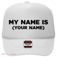 My Name Is Funny Custom Hat thumb 0