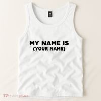 My Name Is Funny Custom Tank Top thumb 2